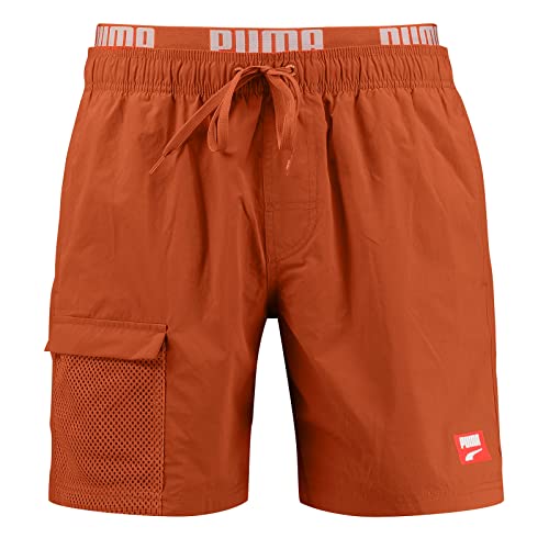 PUMA Herren Utility Mid Shorts, Chili Powder, S von PUMA