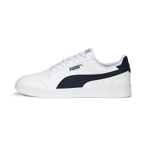 PUMA Unisex Shuffle Turnschuhe, Puma White Puma Navy, 42.5 EU von PUMA