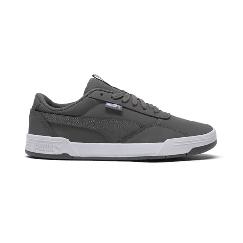 PUMA Herren-Skate-Sneaker, Obermaterial aus Leder, SoftFoam-Plus-Einlegesohle, Grau und Braun, GRAU, 42 EU von PUMA
