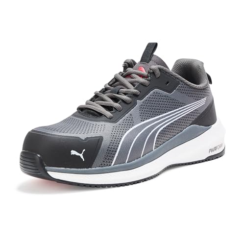 PUMA Herren Slide Low ASTM Eh Sr Industrieschuh, Weiss/opulenter Garten, 10.5 Wide von PUMA