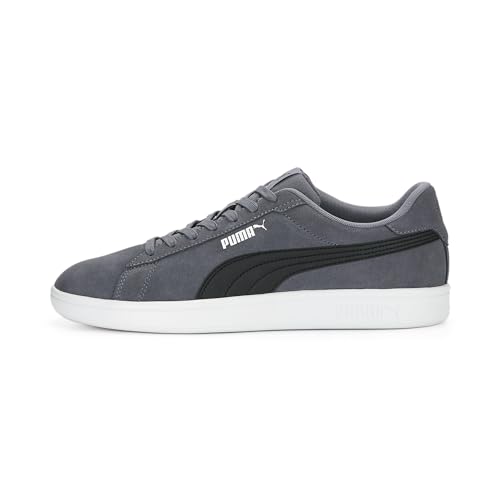 PUMA Unisex Smash 3.0 Turnschuhe, Gray Tile Puma Black Puma White, 40 EU von PUMA