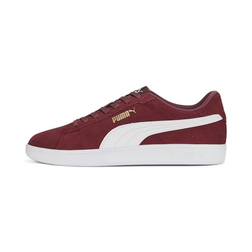 PUMA Unisex Adults' Fashion Shoes SMASH 3.0 Trainers & Sneakers, WOOD VIOLET-PUMA WHITE-PUMA GOLD, 43 von PUMA