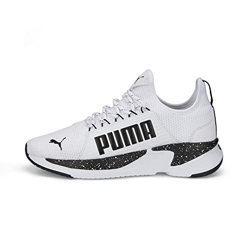 PUMA Herren Softride Premier Slip on Sneaker, Weiß/Schwarz, 47 EU von PUMA