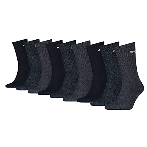 PUMA Herren Sportsocken unisex 9P (Navy, 35-38) von PUMA