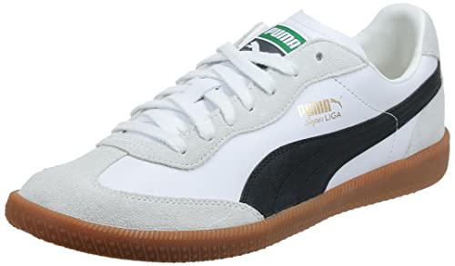 PUMA Herren Super Liga Og Sneaker, White Black Team Gold, 46 EU von PUMA