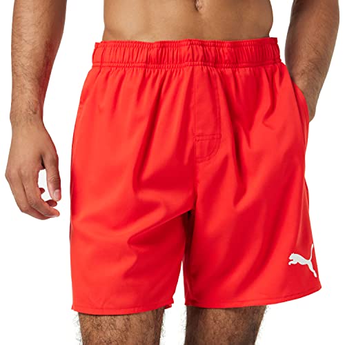 PUMA Herren Swim Mens Mid Shorts Badebekleidung, Rot, XXL EU von PUMA