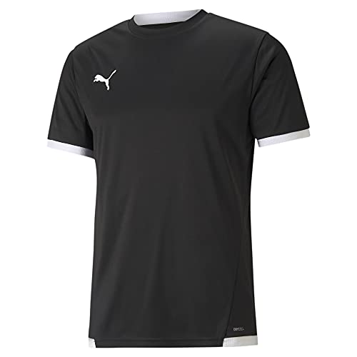 PUMA Herren T-Shirt, Puma Black-puma Weiß, Mittel von PUMA