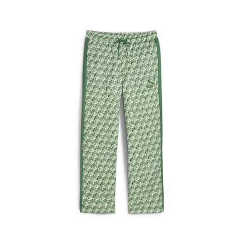 PUMA T7 AOP Straight Track Pants PT Hose Green AOP, L von PUMA