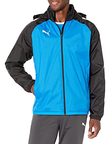 PUMA Herren TeamLIGA Allwetterjacke, Electric Blue Lemonade/Black, M von PUMA