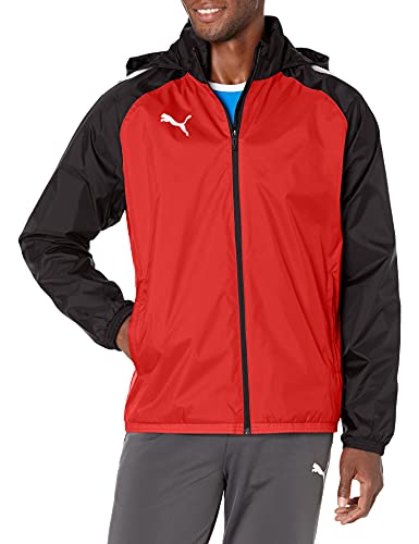 PUMA Herren TeamLIGA Allwetterjacke, Rot/Schwarz, L von PUMA