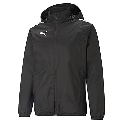 PUMA Herren TeamLIGA Allwetterjacke, Schwarz/Schwarz, XL von PUMA