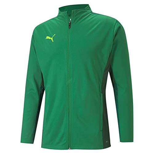 PUMA Herren Teamcup Trainingsjacke, Amazon Green-Dark Green-Green Gecko, S von PUMA