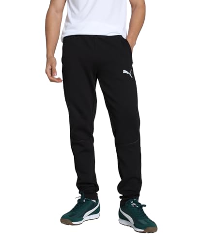 PUMA Herren Teamfinal, Freizeithose Strickhose, Black Silver, S PUMA Herren Teamfinal, Freizeithose Strickhose, Black Silver, S von PUMA