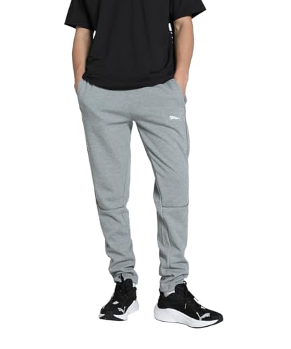 PUMA Herren Teamfinal, Freizeithose Strickhose, Medium Grey Heather Silver, XL von PUMA