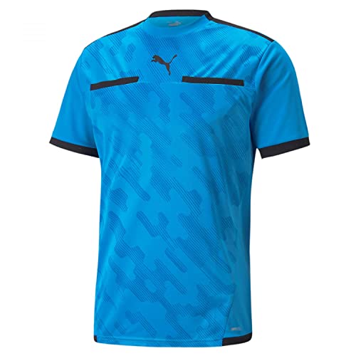 PUMA Herren Teamliga Schiedsrichtertrikot Schiedsrichter-Shirt, Bleu Azur Schwarz, L von PUMA