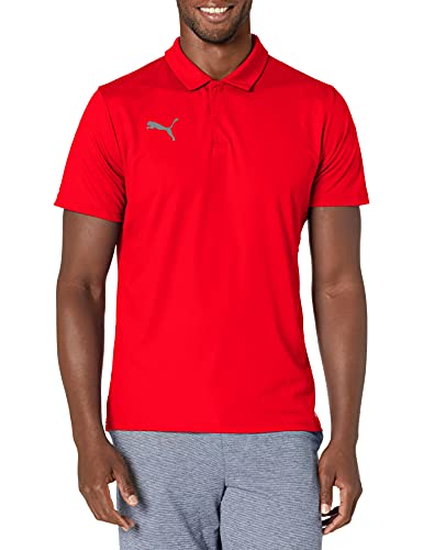 PUMA Herren Teamliga Sideline Polo Shirt, rot / weiß, XX-Large PUMA Herren Teamliga Sideline Polo Shirt, rot / weiß, XX-Large von PUMA