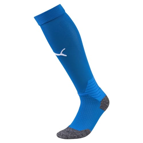 PUMA Herren Teamliga Team Liga Socken, Electric Blue Lemonade White, 10-12 von PUMA
