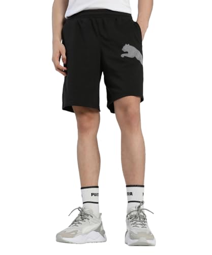 PUMA Herren Train All Day Big Logo Gestrickte Shorts XXL, Black von PUMA