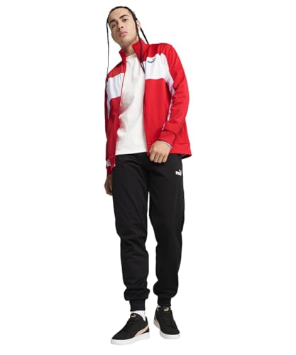 PUMA Herren-Trainingsanzug Acetat Poly Colourblock Rot Code 687304-11, Rot/Weiß/Schwarz, L PUMA Herren-Trainingsanzug Acetat Poly Colourblock Rot Code 687304-11, Rot/Weiß/Schwarz, L von PUMA