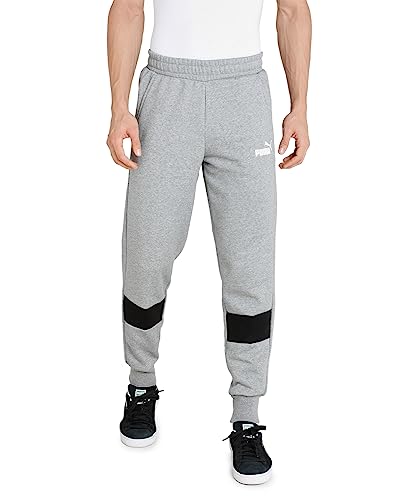 PUMA ESS Colorblock Jogginghose grau - S von PUMA