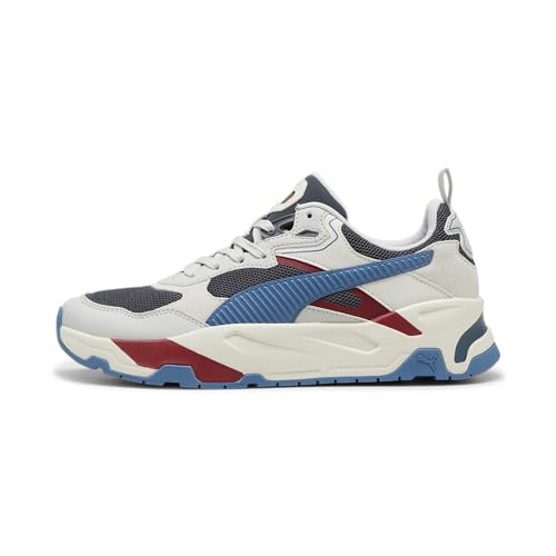 PUMA Herren Trinity Sneaker, Blue Horizon-Strong Gray-Glacial Gray-Intense Red, 37.5 EU von PUMA