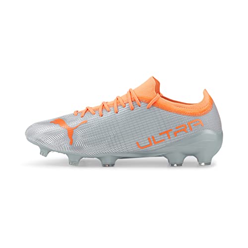 PUMA Herren Ultra 2.4 FG/AG Fussballschuh, Diamond Silver-Neon Citrus, 44.5 EU von PUMA