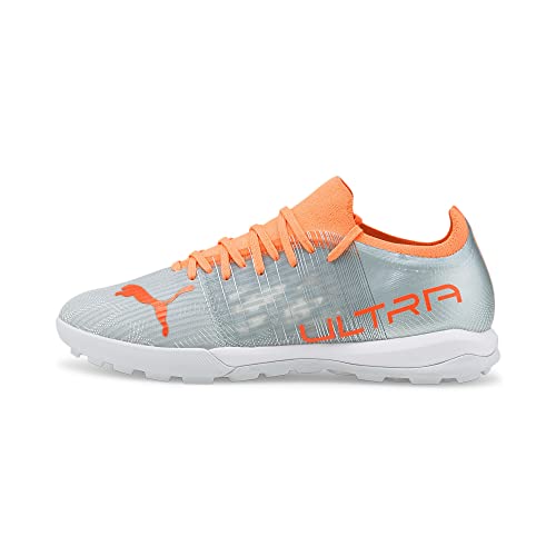 PUMA Herren Ultra 3.4 TT Fussballschuh, Diamond Silver-Neon Citrus, 45 EU von PUMA