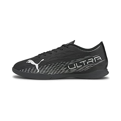 PUMA Herren Ultra 4.3 IT Indoor Football Trainers, Black Silver-Asphalt, 47 EU von PUMA