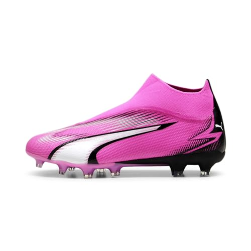 Puma Men Ultra Match+ Ll Fg/Ag Soccer Shoes, Poison Pink-Puma White-Puma Black, 44.5 EU von PUMA