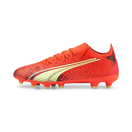 PUMA Herren Ultra Match FG/AG Fussballschuh, Fiery Coral-Fizzy Light Black, 44.5 EU PUMA Herren Ultra Match FG/AG Fussballschuh, Fiery Coral-Fizzy Light Black, 44.5 EU von PUMA