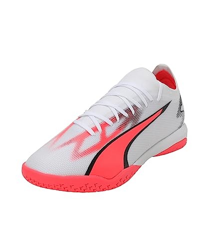 PUMA ULTRA MATCH IT Fußballschuhe Herren, White-Black-Fire Orchid, 44 EU von PUMA