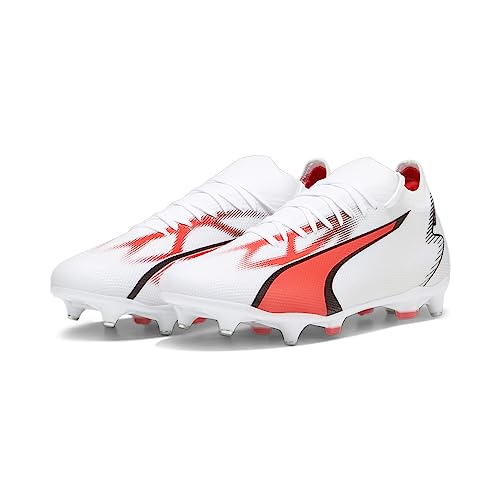 PUMA Herren Ultra Match Mxsg Fussballschuh, White Black Fire Orchid, 44 EU PUMA Herren Ultra Match Mxsg Fussballschuh, White Black Fire Orchid, 44 EU von PUMA
