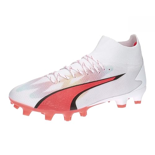 PUMA Herren Ultra PRO FG/AG Fussballschuh, White Black-FIRE Orchid, 42 EU von PUMA