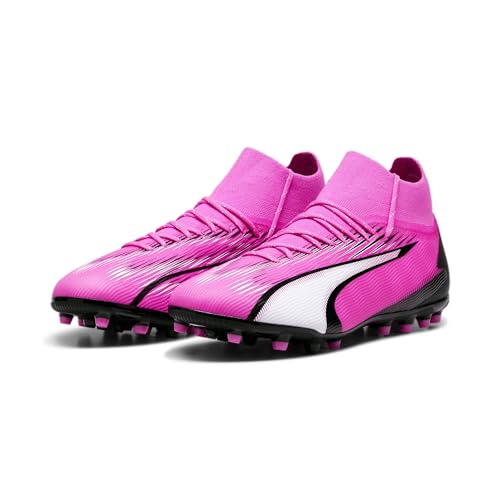 Puma Men Ultra Pro Mg Soccer Shoes, Poison Pink-Puma White-Puma Black, 44.5 EU von PUMA