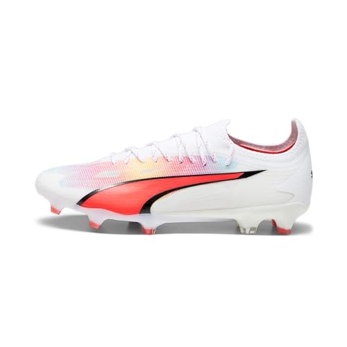 PUMA Herren Fußballschuhe Ultra Ultimate FG/AG puma White-puma Black-fire Orchid 46 von PUMA