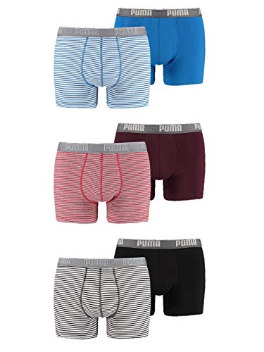 PUMA Herren Stripe 0204 Boxer 2P Unterhose, Team royal, S (2er Pack) von PUMA