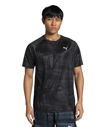 PUMA Herren Velocity Lauf-T-Shirt mit Allover-Print S, Black PUMA Herren Velocity Lauf-T-Shirt mit Allover-Print S, Black von PUMA