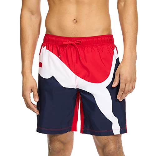 PUMA Herren Power Volley Swim Board Short Badehose, High Risk Red, L von PUMA