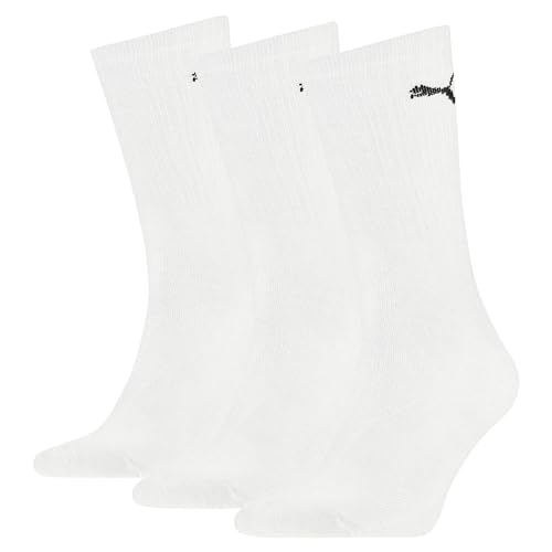 PUMA Herren sokker 3p Sportsocken, Weiß_02, 47-49 EU von PUMA