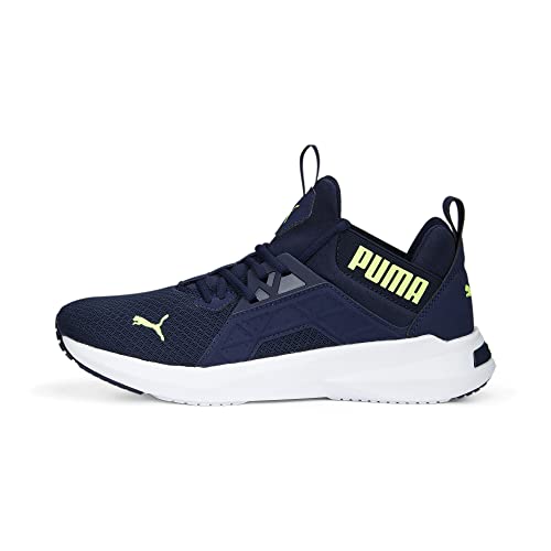 PUMA Herren x Straßen-Laufschuh, Black Royal Sapphire Fizzy Lime, 40 EU von PUMA