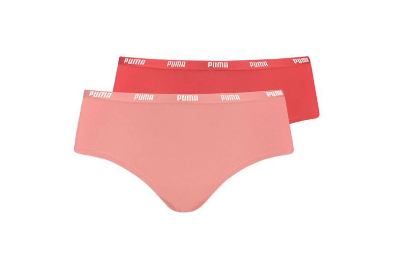 PUMA Hipster Hipster (2-St., 2 Stück) mit umlaufendem Markenschriftzug am Bund von PUMA