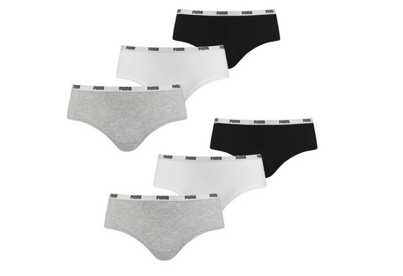 PUMA Hipster Puma Damen Hipster im 6-er Pack (6er Pack) von PUMA