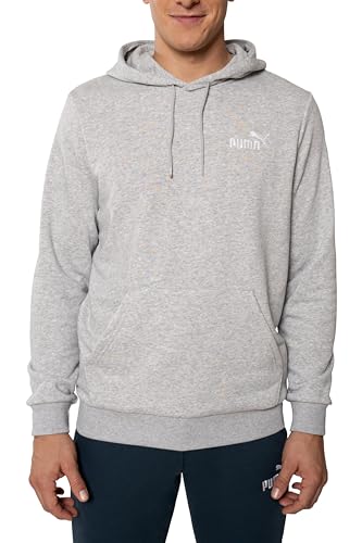 PUMA Hoodie Herren, Kapuzenpullover, Statement Deluxe Edition Hoody, Regular Fit, Grau, Größe XL von PUMA