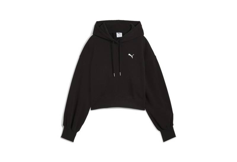 PUMA Hoodie WARDROBE ESS Kurzer Relaxed Fit Hoodie Damen von PUMA