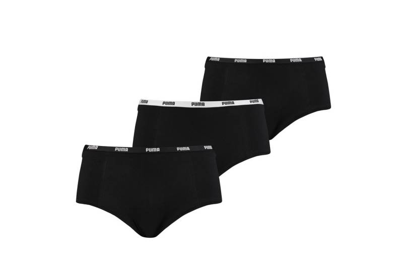 PUMA Hüftpanty Puma Damen Unterwäsche Mini Short 3-er Pack (3 er-Set) von PUMA