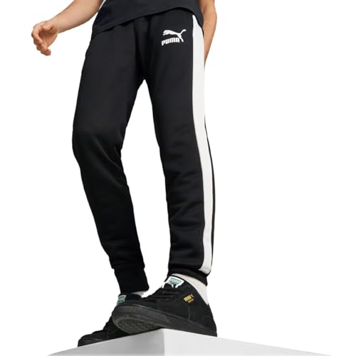 PUMA Iconic T7 Track Pants PT┃Sporthose für Herren, Puma Black, L von PUMA