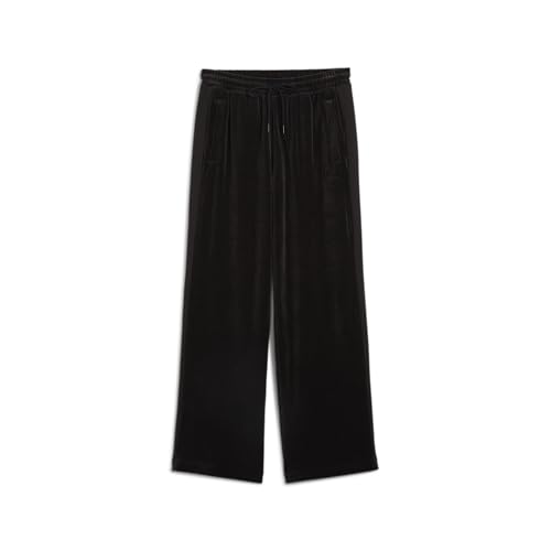 PUMA Iconic T7 Herren-Trainingshose aus Velours, Oversize-Größe, Puma Schwarz Aw24, Groß von PUMA