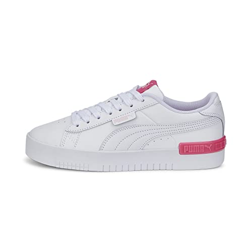 PUMA Mädchen Jada Jr Road Running Shoe, Puma White Puma White Almond Blossom Sunset Pink, 37 EU von PUMA