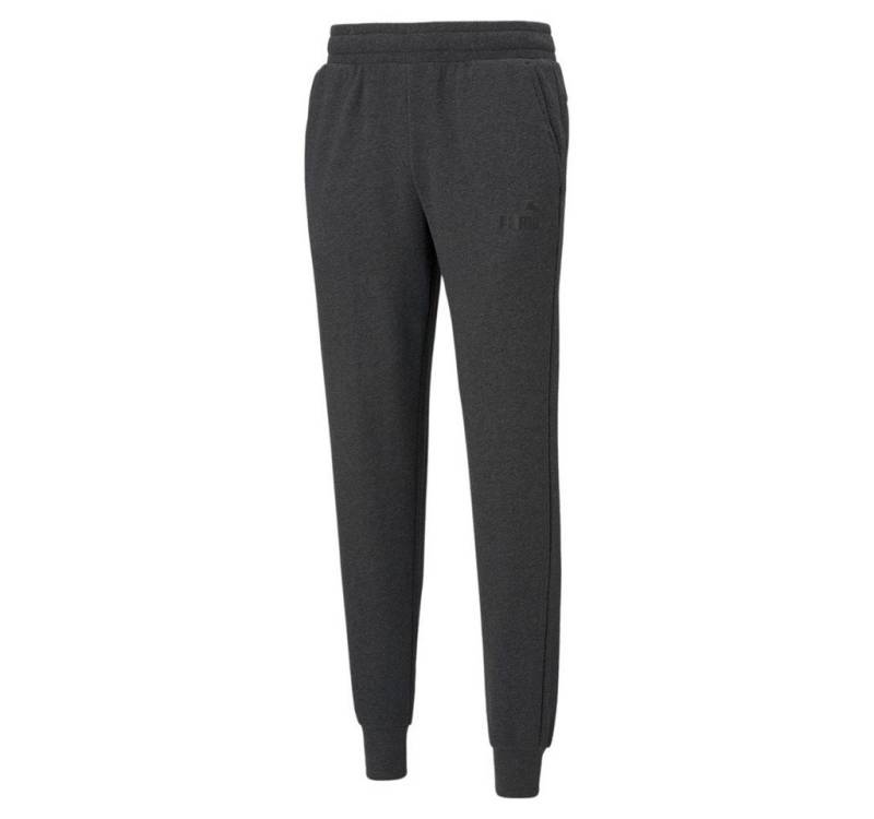 PUMA Jogginghose Freizeit Essential Logo (Mischgewebe) lang dunkelgrau Herren von PUMA