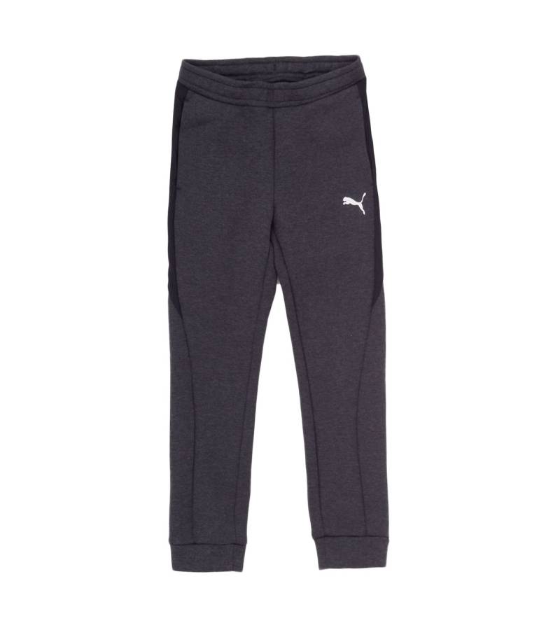 PUMA Jogginghose für Jungen und Mädchen Baumwoll-Jogger Sport-Hose Fitness-Hose Homewear 580732 04 Dunkelgrau/Schwarz von PUMA
